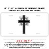 6 X 12 Full Size Aluminum License Plate for Cars and Trucks  Thumbnail