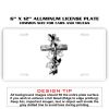 6 X 12 Full Size Aluminum License Plate for Cars and Trucks  Thumbnail