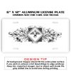 6 X 12 Full Size Aluminum License Plate for Cars and Trucks  Thumbnail