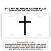 6 X 12 Full Size Aluminum License Plate for Cars and Trucks  Thumbnail