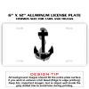 6 X 12 Full Size Aluminum License Plate for Cars and Trucks  Thumbnail