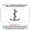 6 X 12 Full Size Aluminum License Plate for Cars and Trucks  Thumbnail