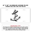 6 X 12 Full Size Aluminum License Plate for Cars and Trucks  Thumbnail