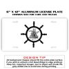 6 X 12 Full Size Aluminum License Plate for Cars and Trucks  Thumbnail