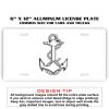 6 X 12 Full Size Aluminum License Plate for Cars and Trucks  Thumbnail