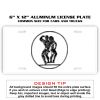 6 X 12 Full Size Aluminum License Plate for Cars and Trucks  Thumbnail