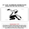 6 X 12 Full Size Aluminum License Plate for Cars and Trucks  Thumbnail