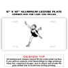 6 X 12 Full Size Aluminum License Plate for Cars and Trucks  Thumbnail