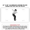 6 X 12 Full Size Aluminum License Plate for Cars and Trucks  Thumbnail