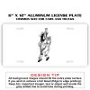 6 X 12 Full Size Aluminum License Plate for Cars and Trucks  Thumbnail