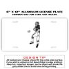 6 X 12 Full Size Aluminum License Plate for Cars and Trucks  Thumbnail