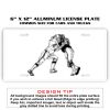 6 X 12 Full Size Aluminum License Plate for Cars and Trucks  Thumbnail