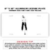 6 X 12 Full Size Aluminum License Plate for Cars and Trucks  Thumbnail