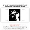 6 X 12 Full Size Aluminum License Plate for Cars and Trucks  Thumbnail