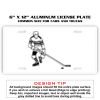 6 X 12 Full Size Aluminum License Plate for Cars and Trucks  Thumbnail
