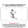 6 X 12 Full Size Aluminum License Plate for Cars and Trucks  Thumbnail