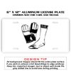 6 X 12 Full Size Aluminum License Plate for Cars and Trucks  Thumbnail