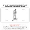 6 X 12 Full Size Aluminum License Plate for Cars and Trucks  Thumbnail