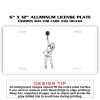 6 X 12 Full Size Aluminum License Plate for Cars and Trucks  Thumbnail