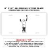 6 X 12 Full Size Aluminum License Plate for Cars and Trucks  Thumbnail