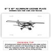 6 X 12 Full Size Aluminum License Plate for Cars and Trucks  Thumbnail