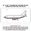 6 X 12 Full Size Aluminum License Plate for Cars and Trucks  Thumbnail