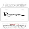6 X 12 Full Size Aluminum License Plate for Cars and Trucks  Thumbnail