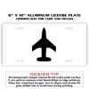6 X 12 Full Size Aluminum License Plate for Cars and Trucks  Thumbnail