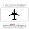 6 X 12 Full Size Aluminum License Plate for Cars and Trucks  Thumbnail