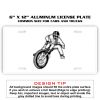 6 X 12 Full Size Aluminum License Plate for Cars and Trucks  Thumbnail