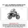 6 X 12 Full Size Aluminum License Plate for Cars and Trucks  Thumbnail