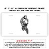 6 X 12 Full Size Aluminum License Plate for Cars and Trucks  Thumbnail