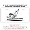6 X 12 Full Size Aluminum License Plate for Cars and Trucks  Thumbnail