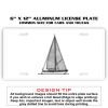 6 X 12 Full Size Aluminum License Plate for Cars and Trucks  Thumbnail