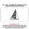 6 X 12 Full Size Aluminum License Plate for Cars and Trucks  Thumbnail