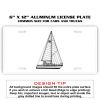6 X 12 Full Size Aluminum License Plate for Cars and Trucks  Thumbnail