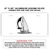 6 X 12 Full Size Aluminum License Plate for Cars and Trucks  Thumbnail