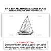 6 X 12 Full Size Aluminum License Plate for Cars and Trucks  Thumbnail