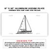 6 X 12 Full Size Aluminum License Plate for Cars and Trucks  Thumbnail