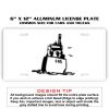 6 X 12 Full Size Aluminum License Plate for Cars and Trucks  Thumbnail