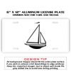 6 X 12 Full Size Aluminum License Plate for Cars and Trucks  Thumbnail