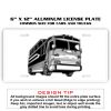 6 X 12 Full Size Aluminum License Plate for Cars and Trucks  Thumbnail