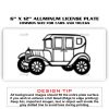 6 X 12 Full Size Aluminum License Plate for Cars and Trucks  Thumbnail