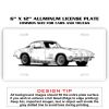 6 X 12 Full Size Aluminum License Plate for Cars and Trucks  Thumbnail