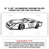 6 X 12 Full Size Aluminum License Plate for Cars and Trucks  Thumbnail