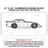 6 X 12 Full Size Aluminum License Plate for Cars and Trucks  Thumbnail