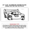 6 X 12 Full Size Aluminum License Plate for Cars and Trucks  Thumbnail
