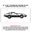 6 X 12 Full Size Aluminum License Plate for Cars and Trucks  Thumbnail