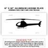 6 X 12 Full Size Aluminum License Plate for Cars and Trucks  Thumbnail