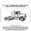 6 X 12 Full Size Aluminum License Plate for Cars and Trucks  Thumbnail